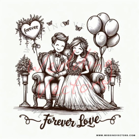 love wedding vectors 8563