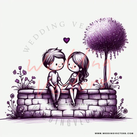 love wedding vectors 8565