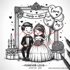 love wedding vectors 8570