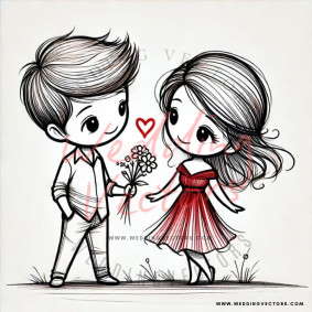 love wedding vectors 8571