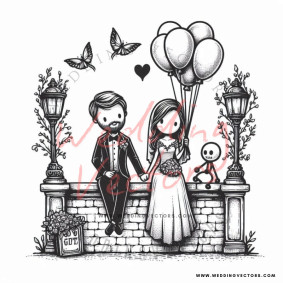 love wedding vectors 8572