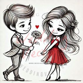 love wedding vectors 8577