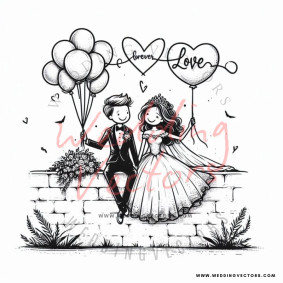 love wedding vectors 8582