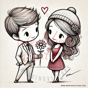 love wedding vectors 8585
