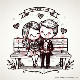 love wedding vectors 8586