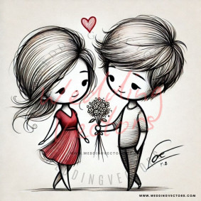 love wedding vectors 8587