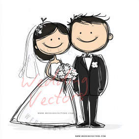 love wedding vectors 8590
