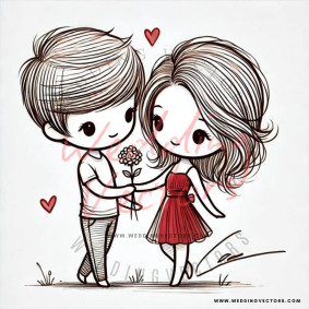 love wedding vectors 8592