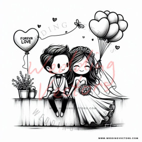 love wedding vectors 8597