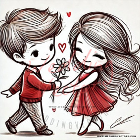 love wedding vectors 8600