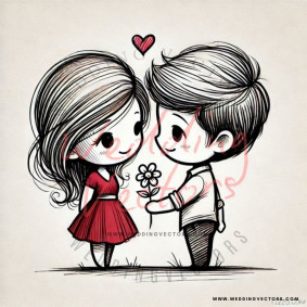 love wedding vectors 8602
