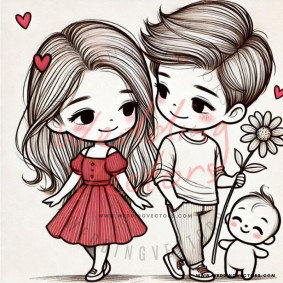 love wedding vectors 8608
