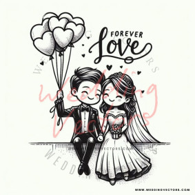 love wedding vectors 8609