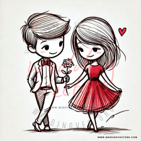 love wedding vectors 8610
