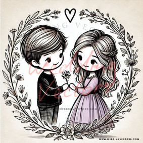 love wedding vectors 8618