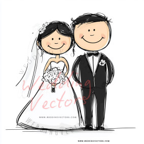 love wedding vectors 8619