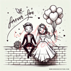love wedding vectors 8622