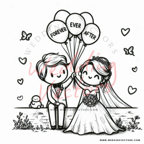 love wedding vectors 8626