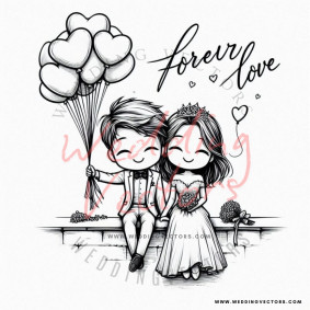 love wedding vectors 8628
