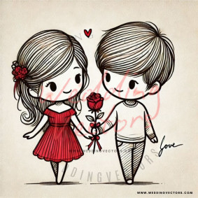 love wedding vectors 8629