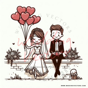 love wedding vectors 8630
