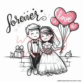 love wedding vectors 8632