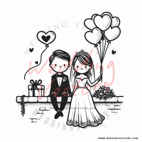love wedding vectors 8636