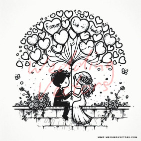 love wedding vectors 8638