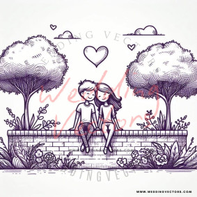 love wedding vectors 8640