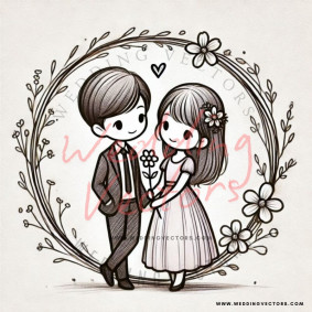 love wedding vectors 8641