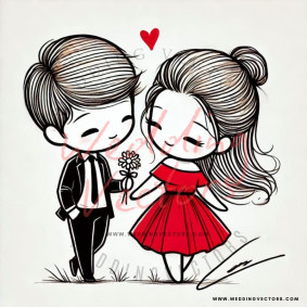 love wedding vectors 8644