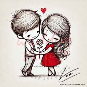 love wedding vectors 8646