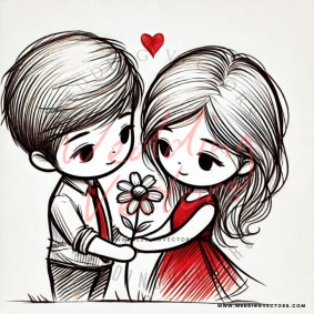 love wedding vectors 8648