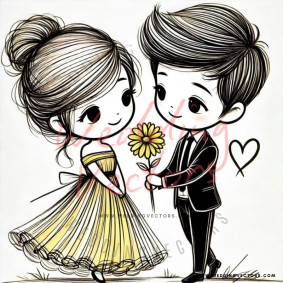 love wedding vectors 8652