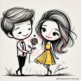 love wedding vectors 8654