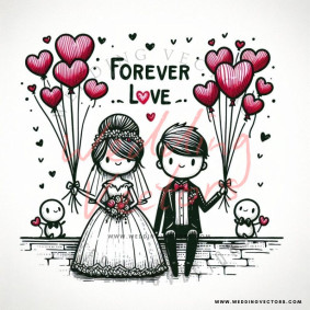 love wedding vectors 8655