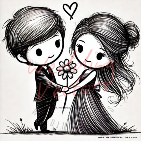 love wedding vectors 8667