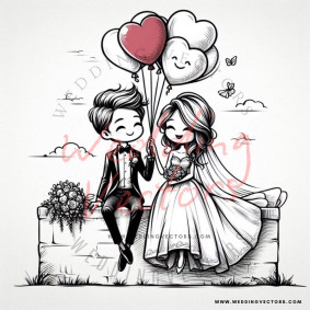 love wedding vectors 8668