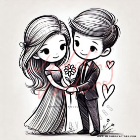 love wedding vectors 8671
