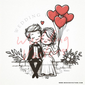 love wedding vectors 8672