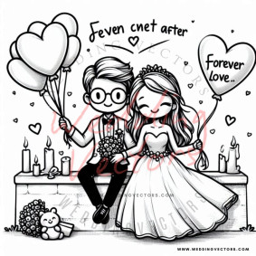 love wedding vectors 8678