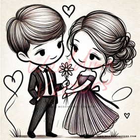 love wedding vectors 8679