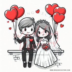 love wedding vectors 8691