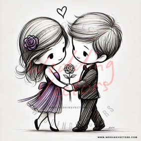 love wedding vectors 8692