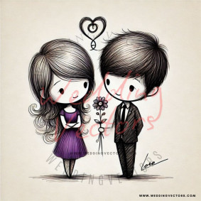 love wedding vectors 8696