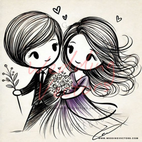 love wedding vectors 8698