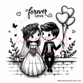 love wedding vectors 8701