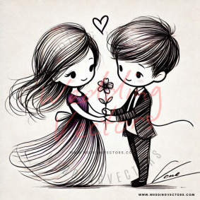 love wedding vectors 8702