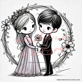love wedding vectors 8710