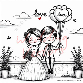 love wedding vectors 8718